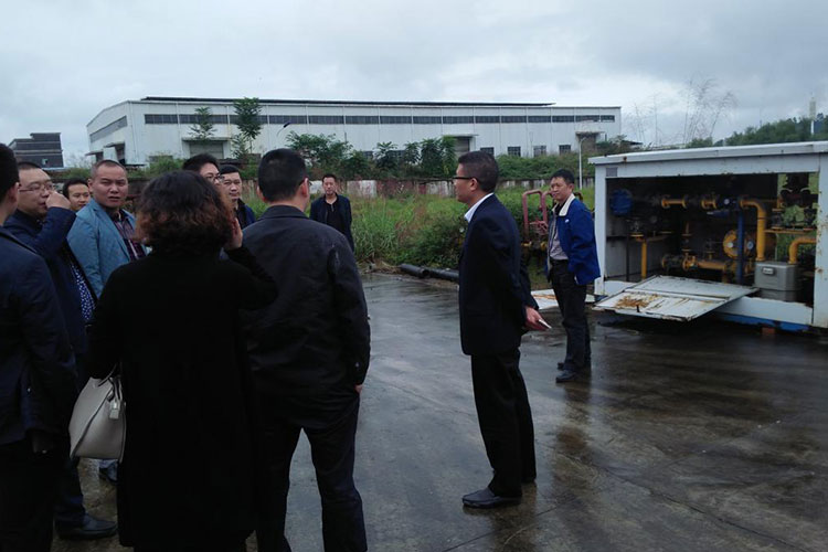 總經理彭濤一行到燃氣各子公司開展調研工作2